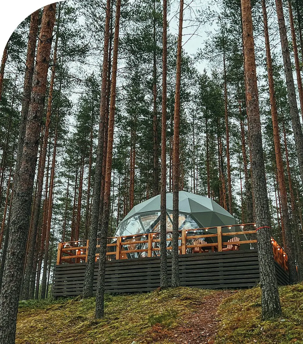 Купольный дом Mystic hills для глэмпинга Freedome