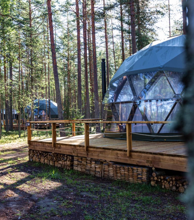 Купольный дом для глэмпинга и кемпинга Geo Wood | Круглый домик ...